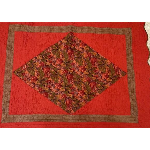 Great Finds Good Friends Collection Quilted Floral Scalloped Edge Blanket Throw - Picture 2 of 6